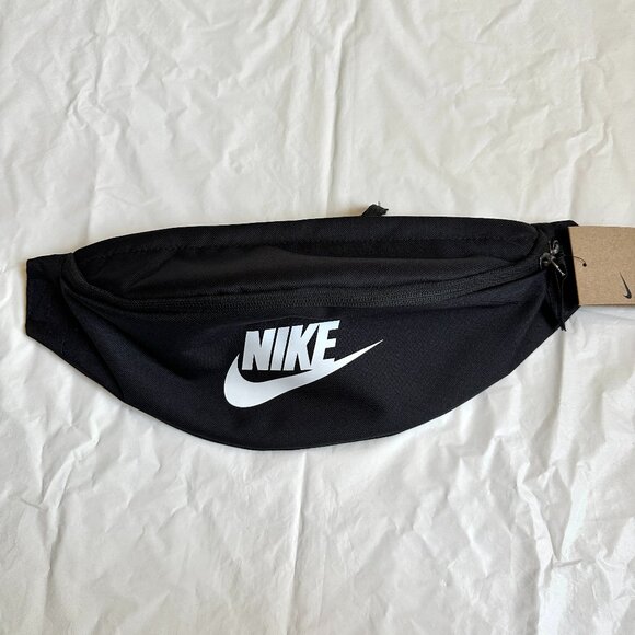 Nike Heritage Waistpack (3L) Zip Bag Backpack Streetwear Sport Men's Swoosh Logo - Picture 1 of 6
